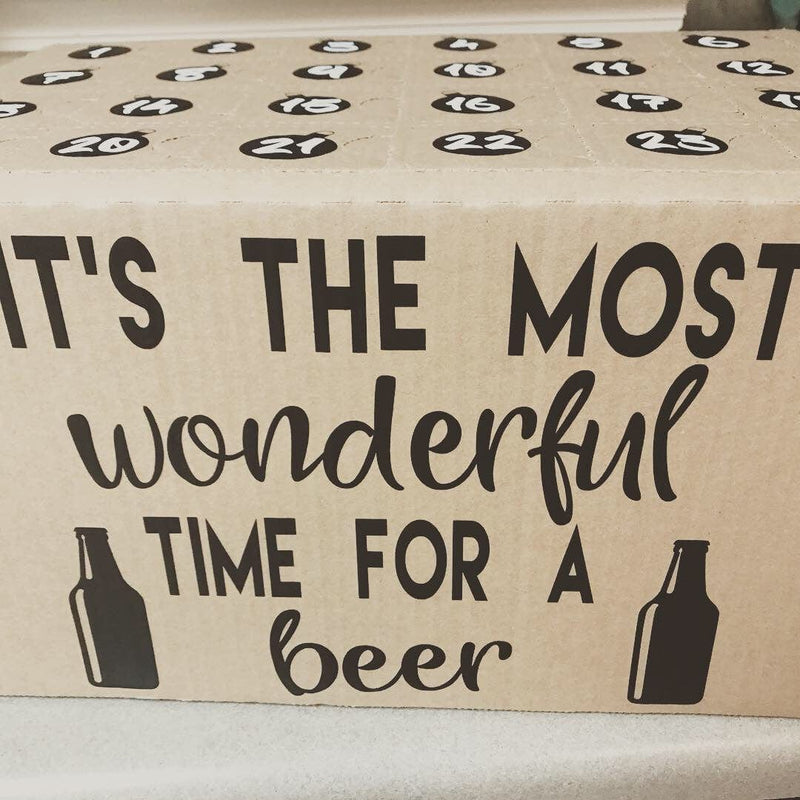 Beer Advent Calendar Box Only Beer Advent Calendar Box Only